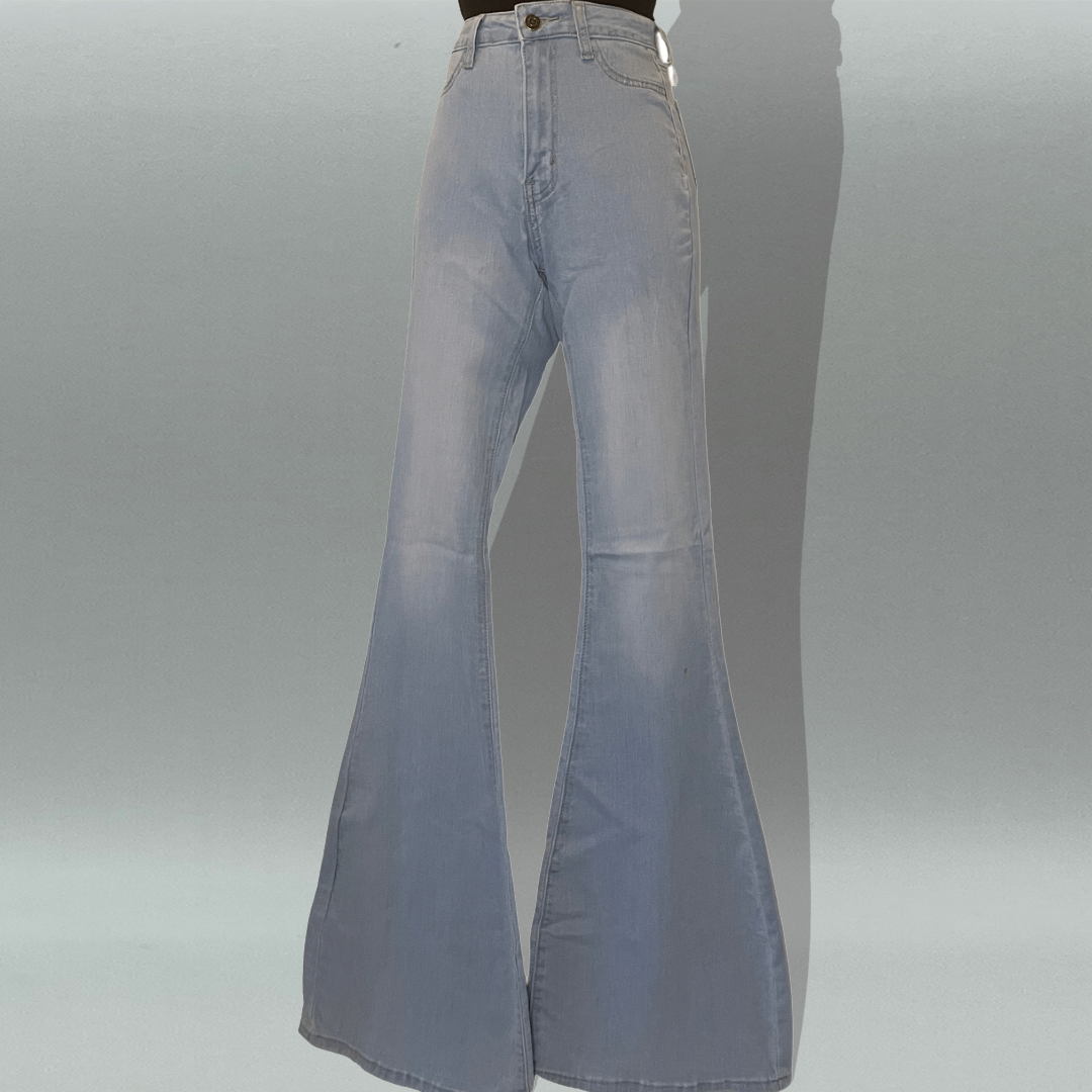 Kelly High Rise Medium Wash Flare Jeans